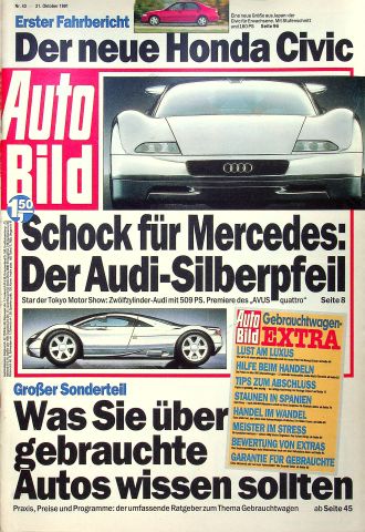 Deckblatt Auto Bild (43/1991)